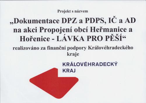 Dotace KHK Lávka pro pěší