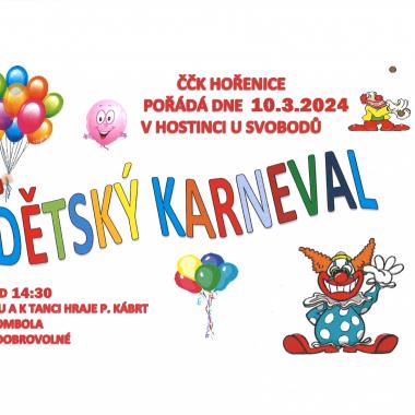 Dětský karneval 10.3.2024